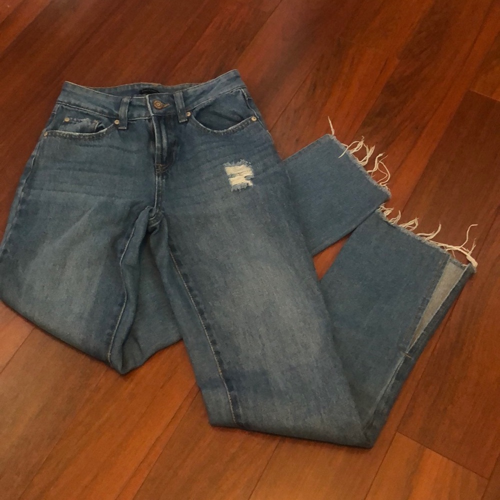 Sincerely Jules size 00 women’s junior jeans slit hem